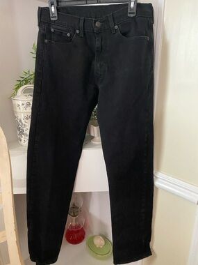 Levi's Slim Straight Black Jeans